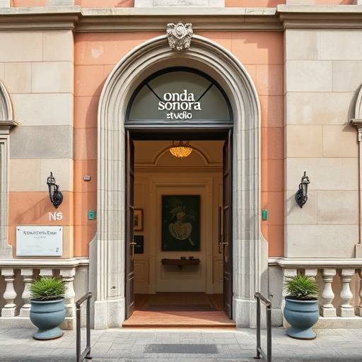 Ingresso dello studio Onda Sonora Studio a Roma
